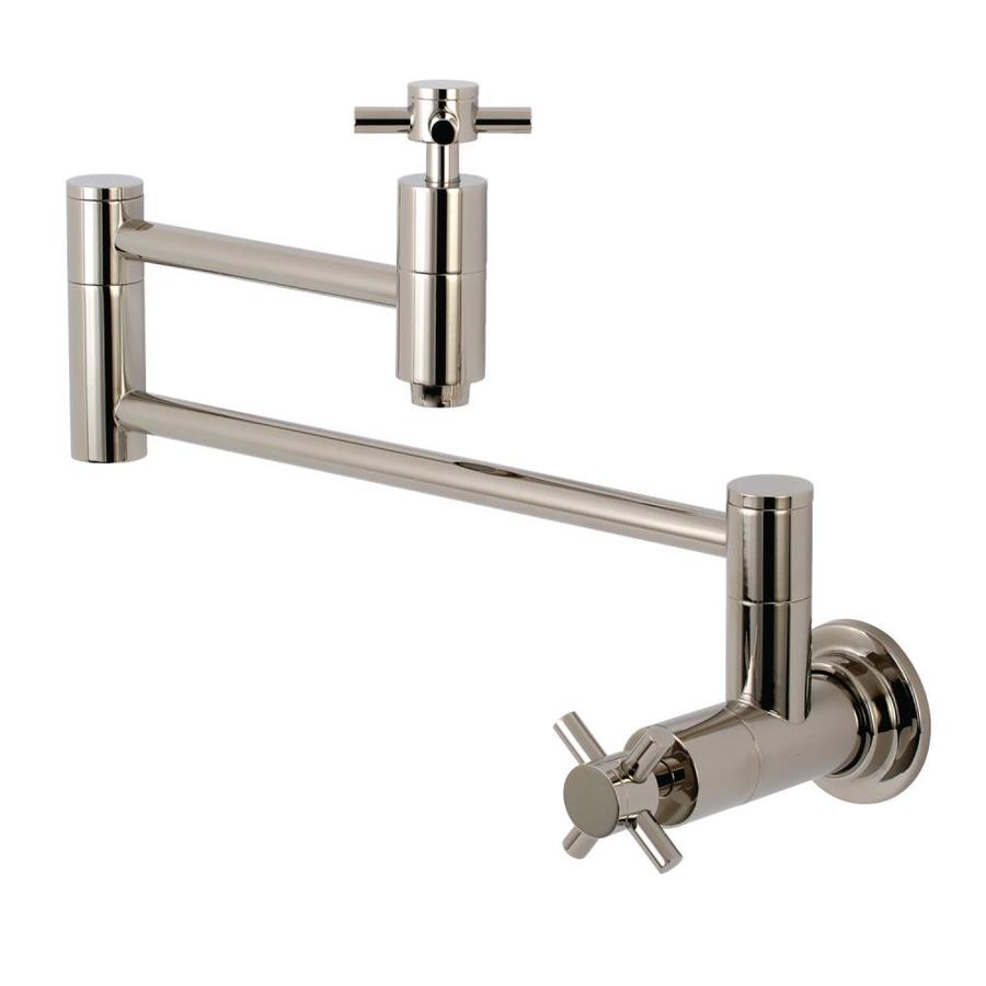 Kingston Brass Concord Polished Nickel 2 Handle Wall Mount