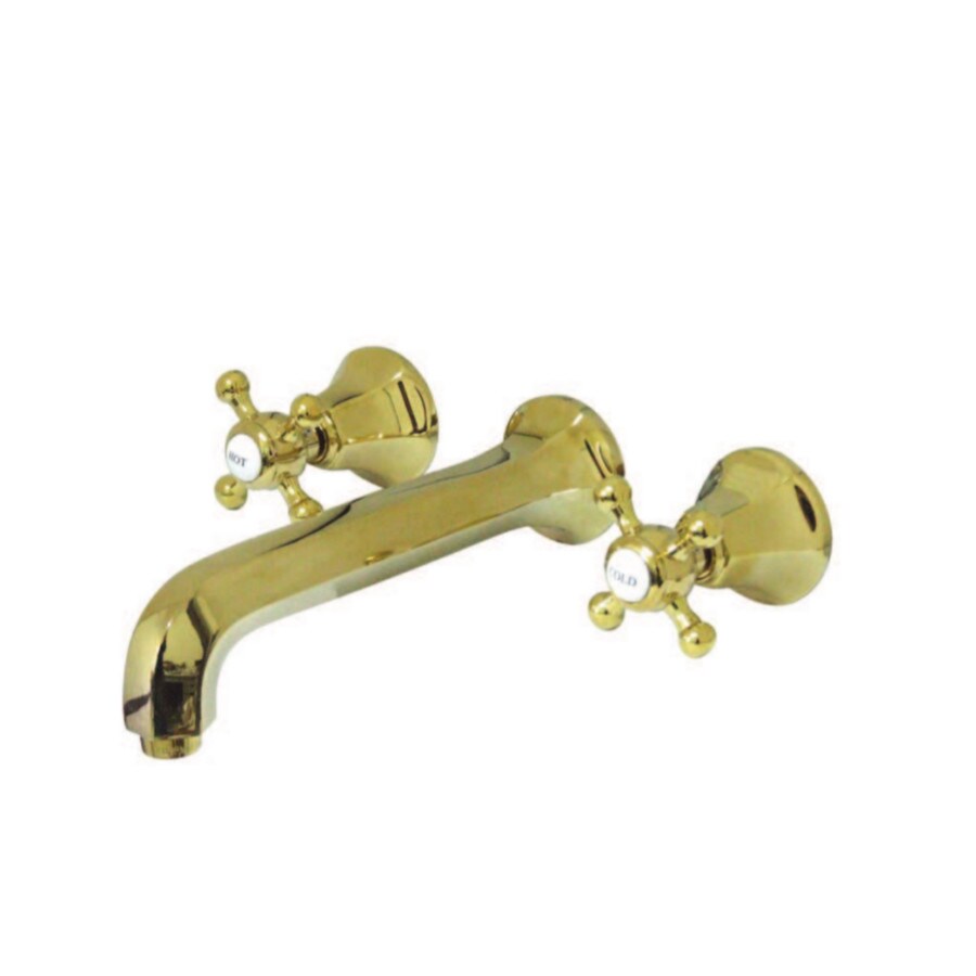 Kingston Brass Metropolitan Polished Brass 2Handle Residential WallMount Bathtub Faucet in the