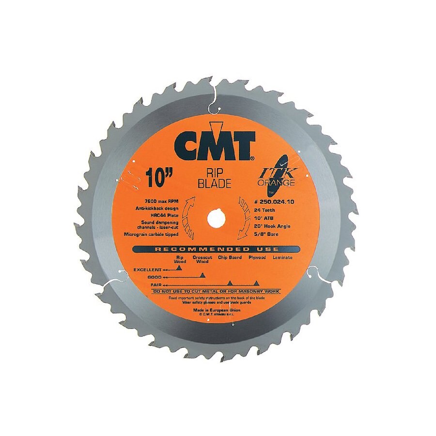 CMT 250.024.08 8-1/4" 24-Tooth Continuous Circular Saw Blade