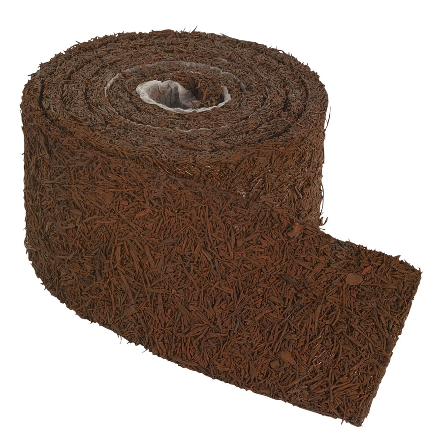 Perm A Mulch Rubber Mulch 8 Ft Red Rubber Landscape Edging Roll At