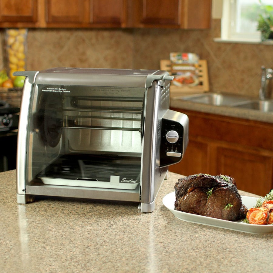 Ronco Series Black Countertop Rotisserie Oven