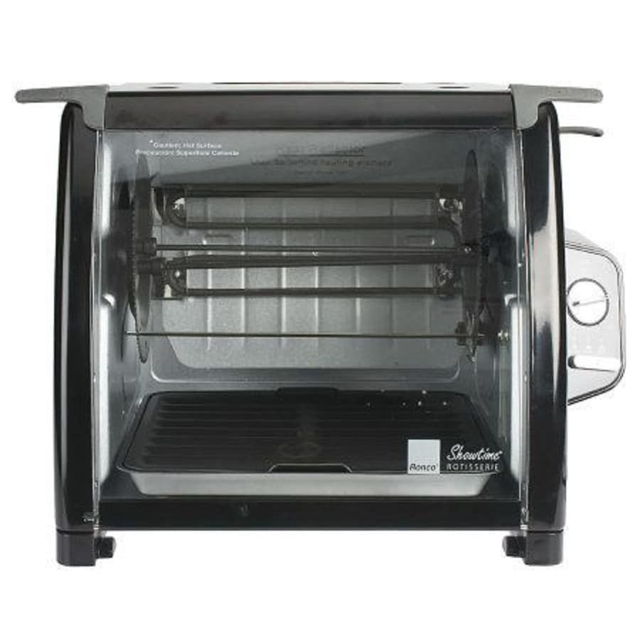 Ronco 1,250-Watt Black Countertop Rotisserie Oven at