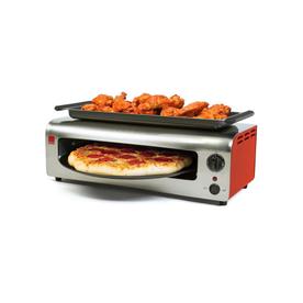 UPC 665860774333 product image for Ronco Pizza and More 1300-Watt Red/Stainless Electric Grill | upcitemdb.com