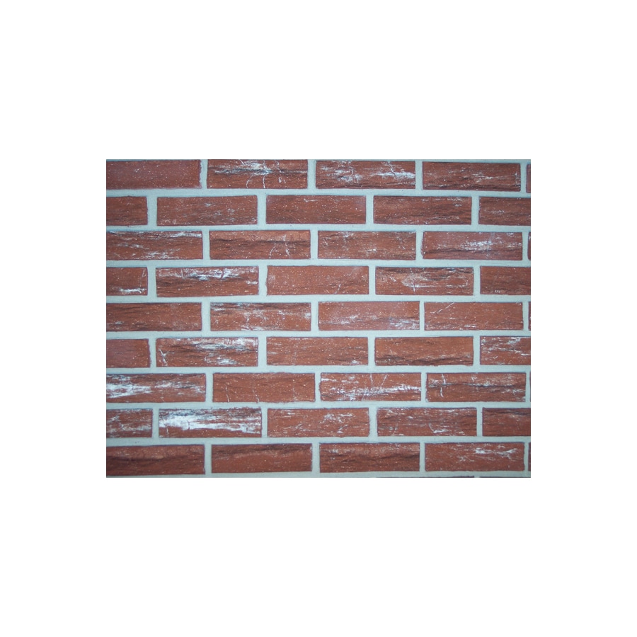 ZBrick Design Images 2.3in x 8in Burnt Sienna Individual Piece Brick