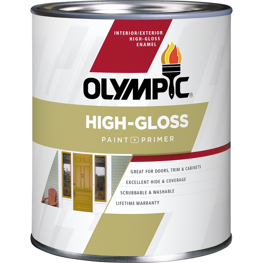 Olympic Ultra White Base 1 High Gloss Acrylic Enamel Interior Olympic Ultra White Base 1 High Gloss Acrylic Enamel Interior Exterior Paint And