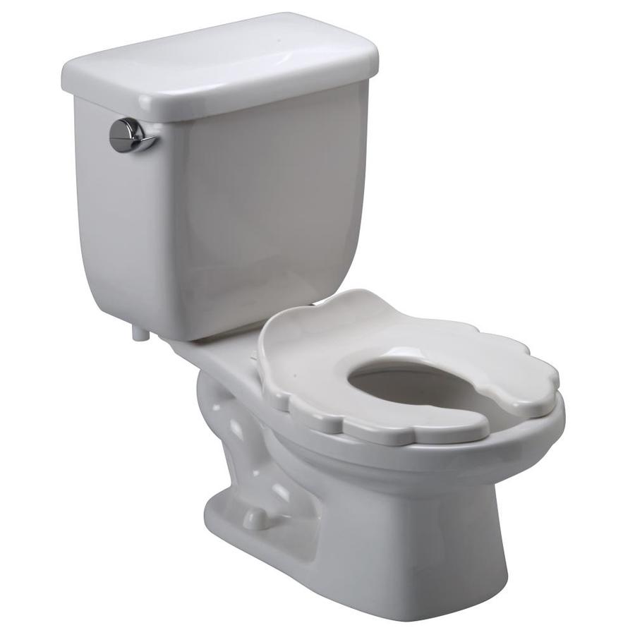 Zurn White Elongated Children's Height 2Piece Toilet 10in RoughIn