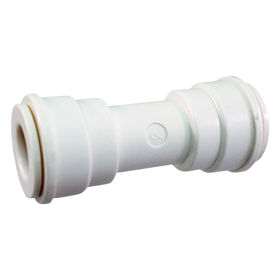 Shop Blue Hawk 3/8-in dia PEX Coupling Compression Fitting at Lowes.com 3 8 Pex Tubing Lowes