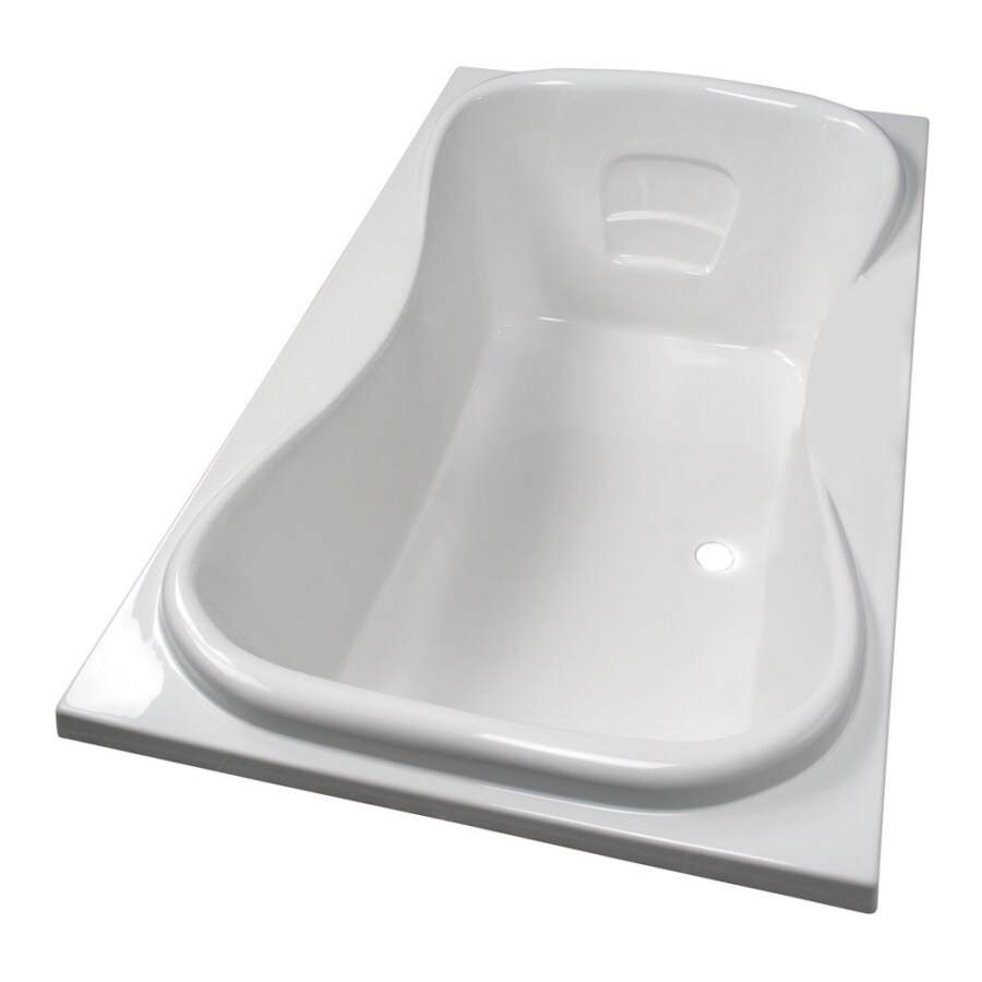 Aqua Glass 647242GC00 Pure Indulgence 42-in x 72-in Acrylic (Center Drain)