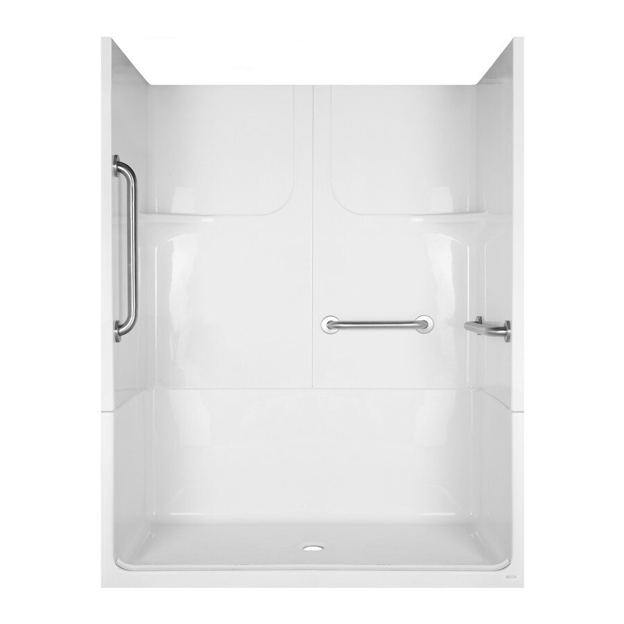 Aqua Glass 79in H x 343/4in W x 593/4in L Special Care White 1