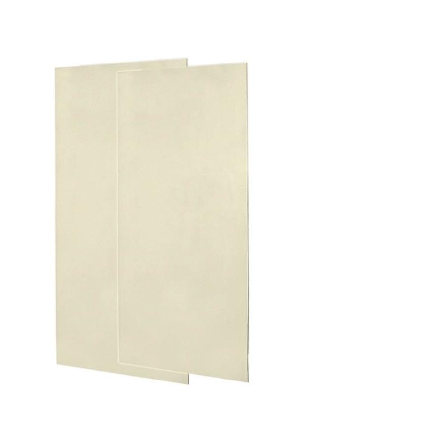 Swanstone SS0369602.037 Bone Solid Surface Shower Wall Surround Back Panel (Common: 0.25-in x 36-in; Actual: 96-in x 0.25-in x 36-in)
