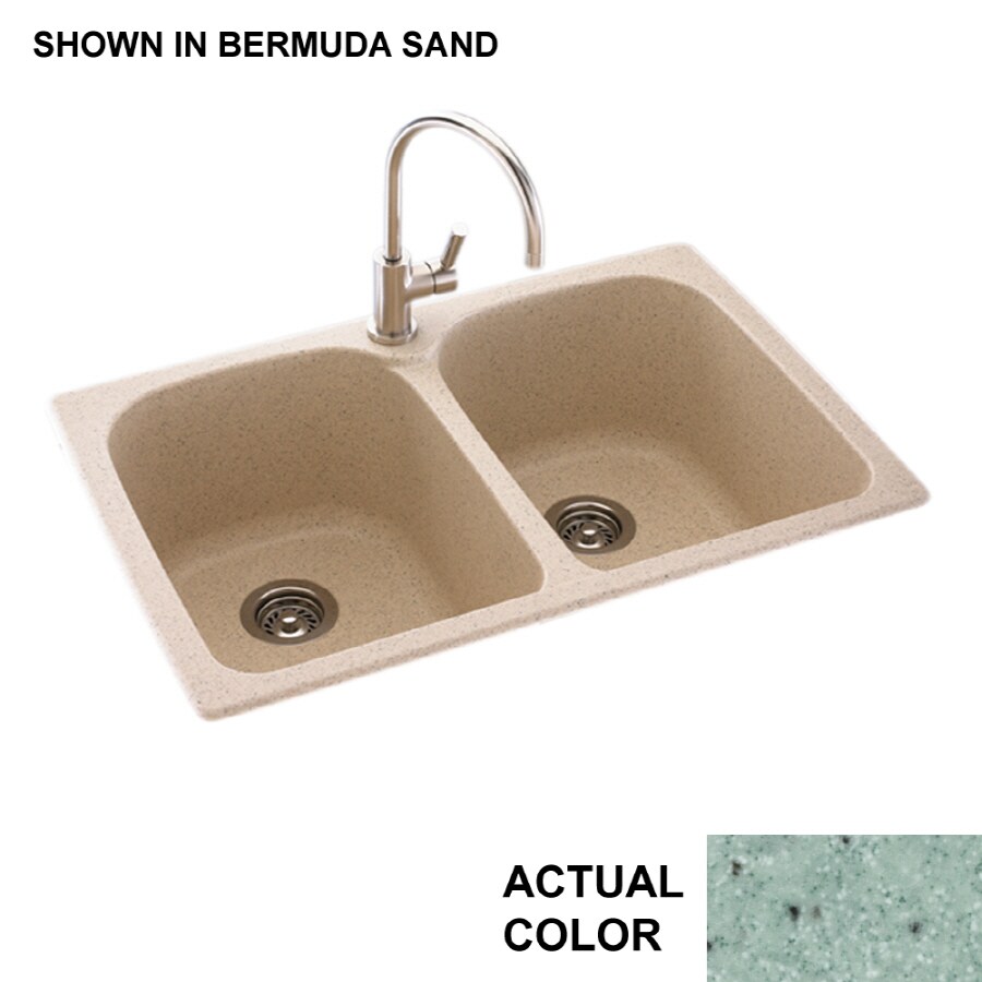 Swanstone KS02233LB.057 Dual-mount 33-in x 22-in-Hole Kitchen Sink