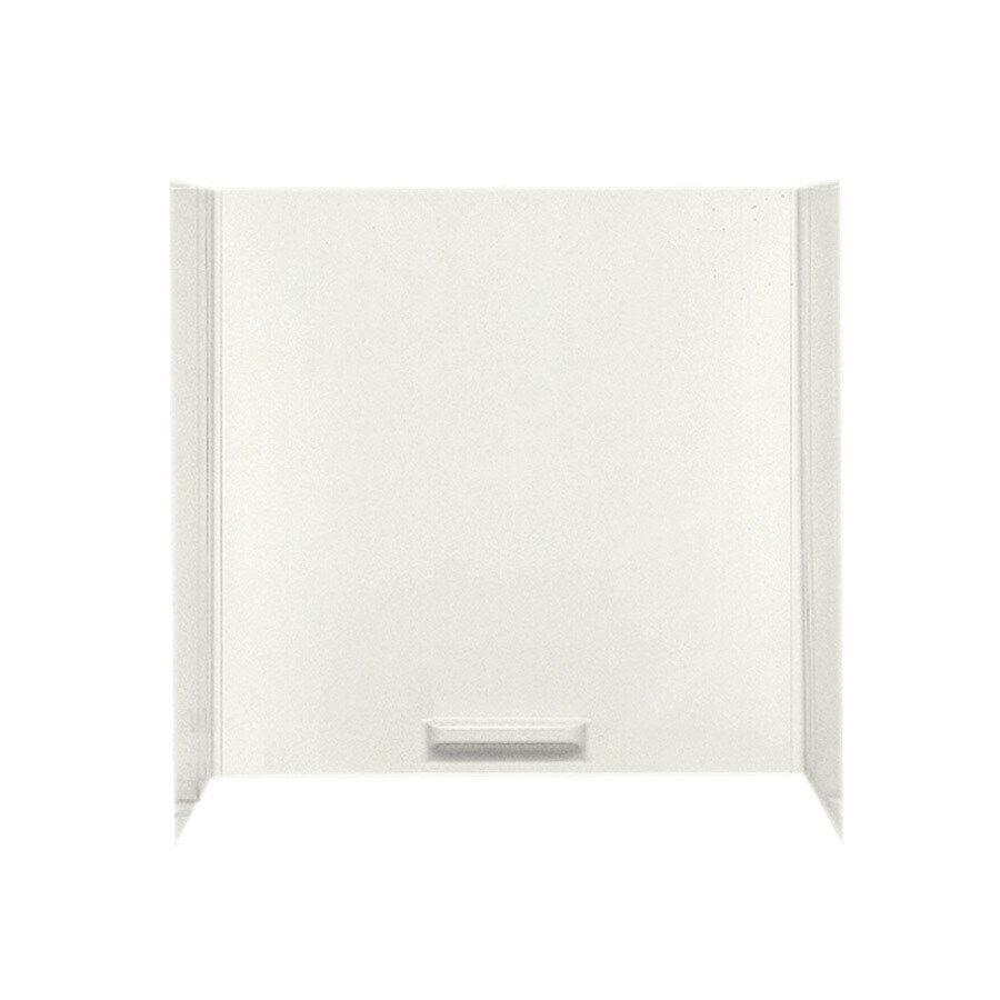 Swanstone Bisque Fiberglass and Plastic Composite Bathtub Wall Surround