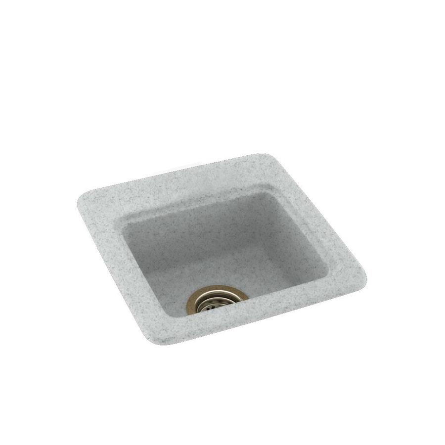 Swanstone BS01515.053 Drop-in or Undermount Composite Entertainment Sink