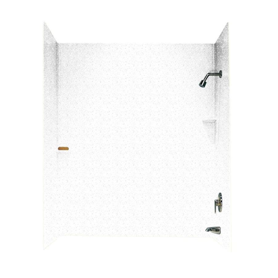 SWAN Arctic Granite Solid Surface Bathtub Wall Surround 30in