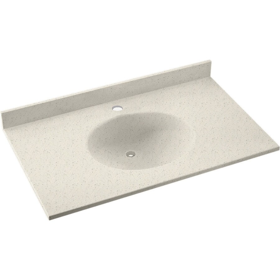 Swanstone Ellipse Tahiti Matrix Solid Surface Integral Single Swanstone Ellipse Tahiti Matrix Solid Surface Integral Single Sink Bathroom Vanity Top Common 31