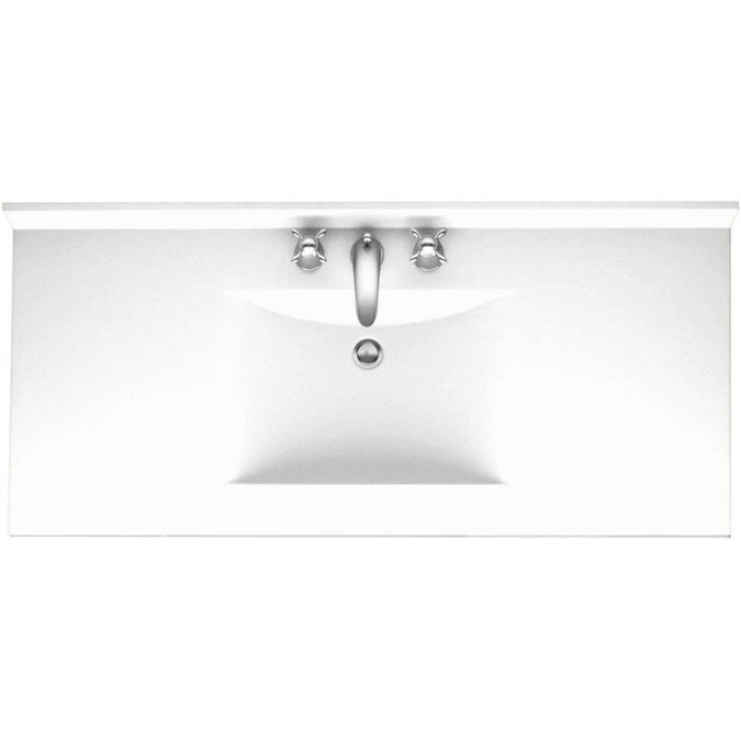 Single Sink Bathroom Vanity Top, Composite Vanity Top