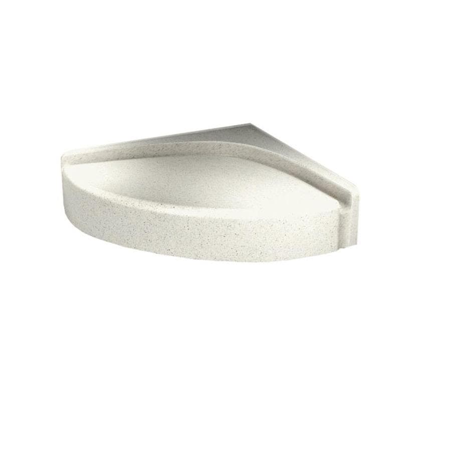 Bisque Composite Wall Mount Shower Seat