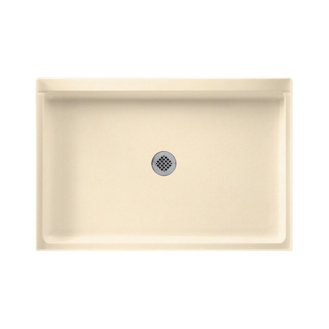 Swanstone Tahiti Terra Solid Surface Shower Base Common 32 In W X 48 L Actual With Center Drain The Bases Department At Lowes Swanstone Tahiti Terra Solid Surface