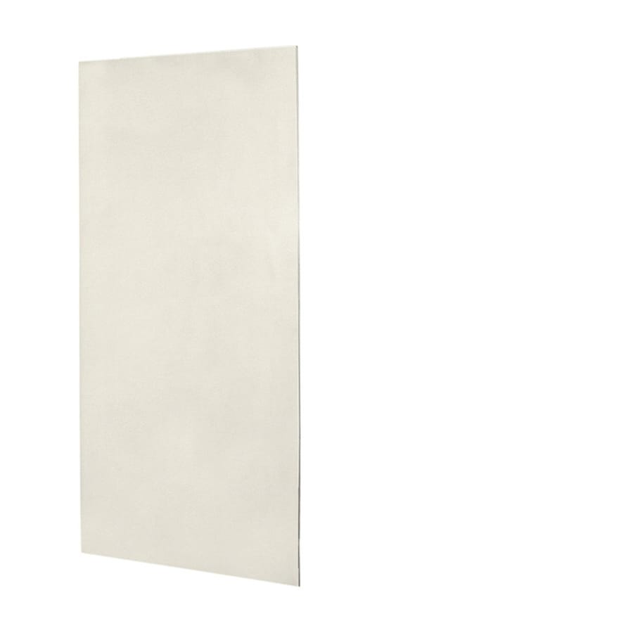 Swanstone SS0489601.121 Glacier Solid Surface Shower Wall Surround Back Panel (Common: 0.25-in x 48-in; Actual: 96-in x 0.25-in x 48-in)