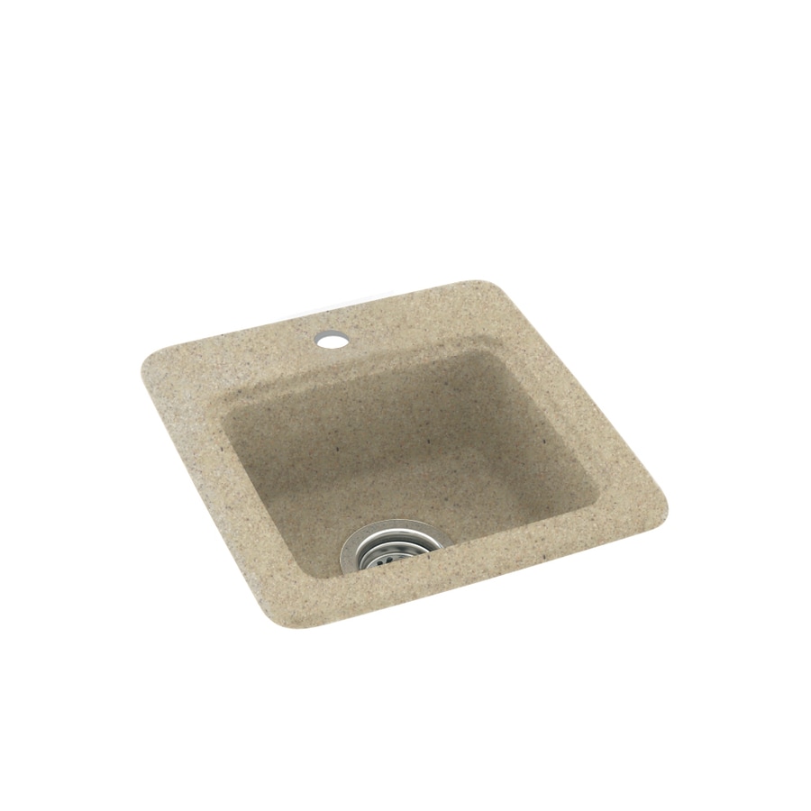 ... Prairie Single-Basin 1-Hole Composite Drop-in Residential Bar Sink