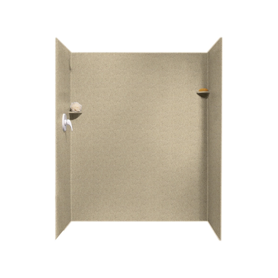 Swanstone SK346072.122 Prairie Solid Surface Shower Wall Surround Side and Back Panels (Common: 34-in x 60-in; Actual: 72-in x 34-in x 60-in)