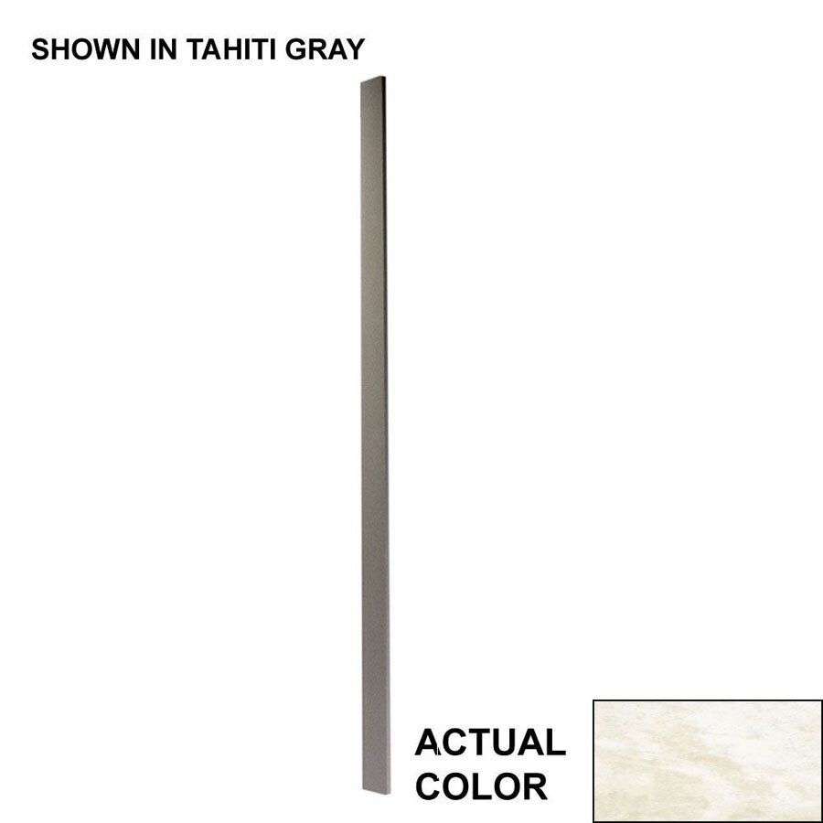 Swanstone Cloud White Shower Wall Trim Pieces at