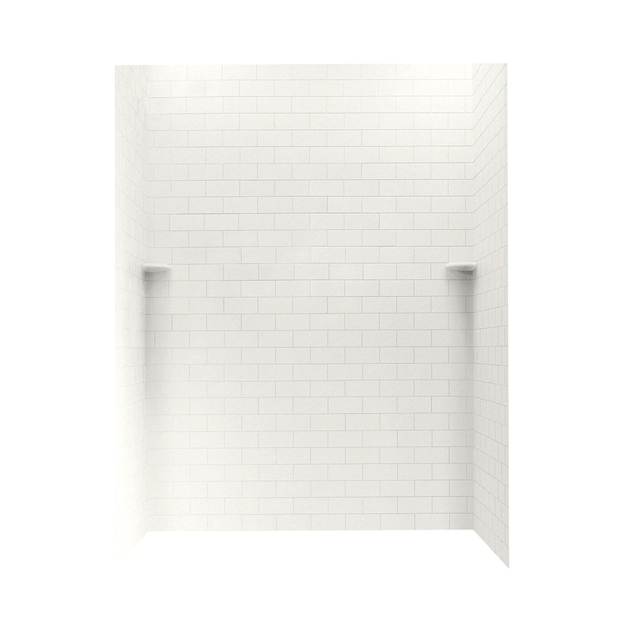 SWAN Glacier Shower Wall Surround Panel Kit 62in X 36in