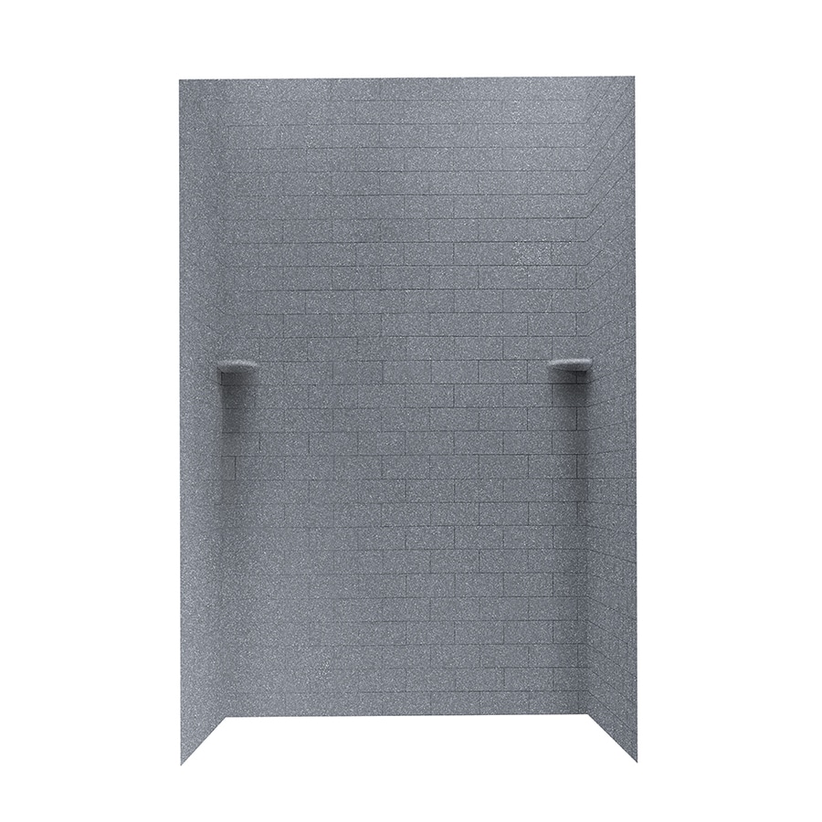 Swanstone Night Sky Solid Surface Shower Wall Surround Side and Back ...