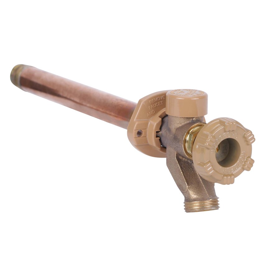 Woodford Model 17 8-in L x 1/2-in Copper Sweat Brass Anti-Siphon Push ...