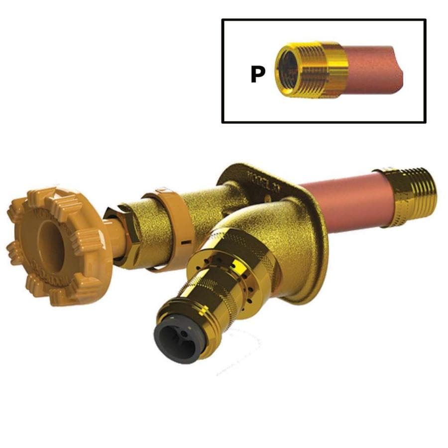 Woodford Model 30 8in L x 1/2in MIP Brass AntiSiphon Multi Turn