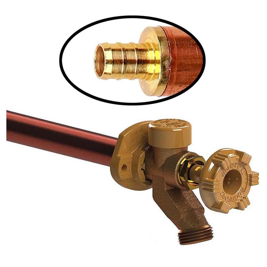 Woodford Model 17 6 In L X 1 2 In Pex Brass Anti Siphon Multi Turn Sillcock At