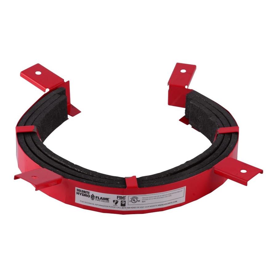 HoldRite HydroFlame 4-in to 4-in Dia Intumescent Pipe Collar