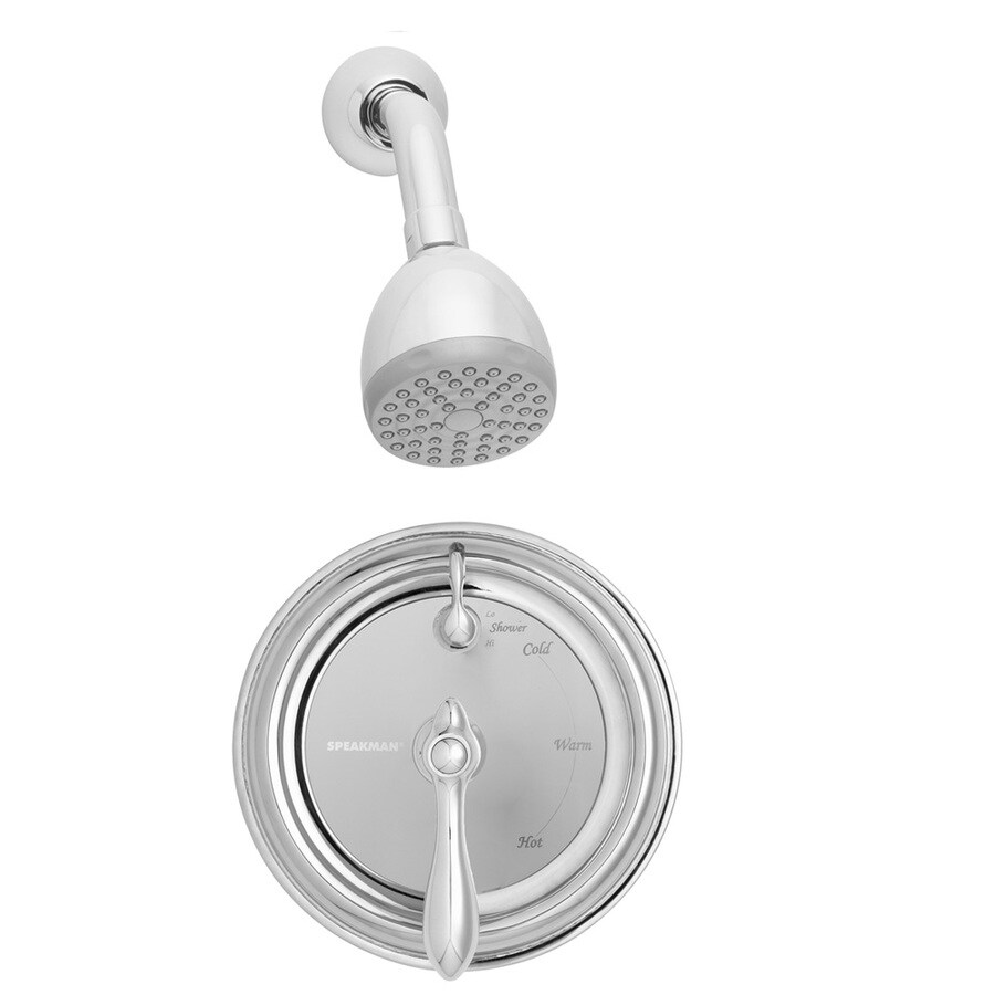 Speakman SM-4410 Sentinel Mark II Regency Polished Chrome 1-Handle Bathtub and Shower Faucet with Single Function Showerhead