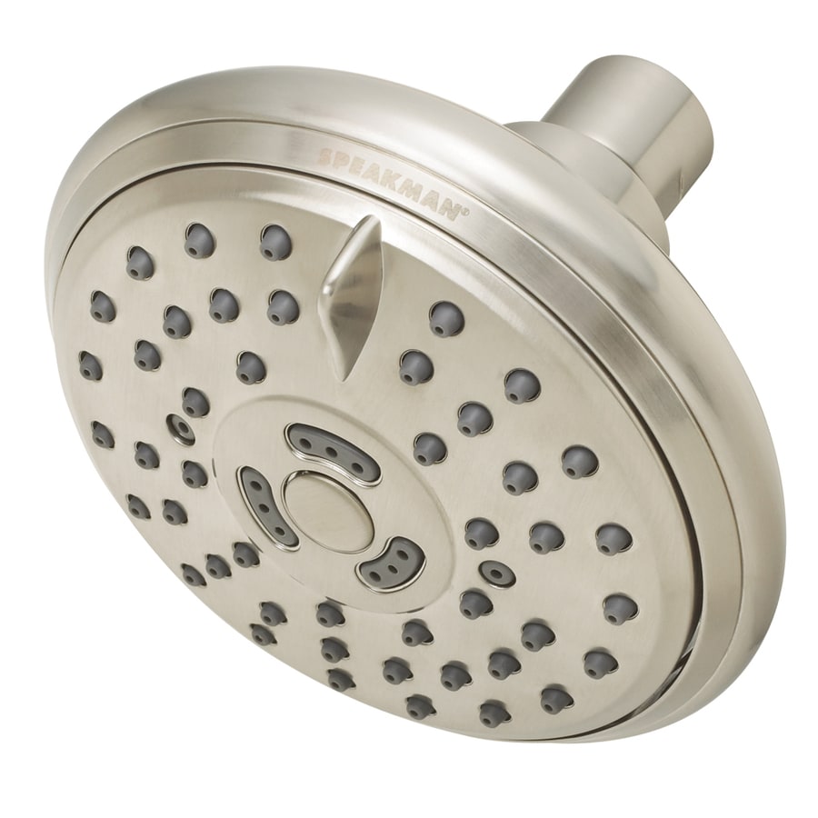 Speakman Brushed Nickel Anystream Refresh 3-Spray Shower Massager in ...