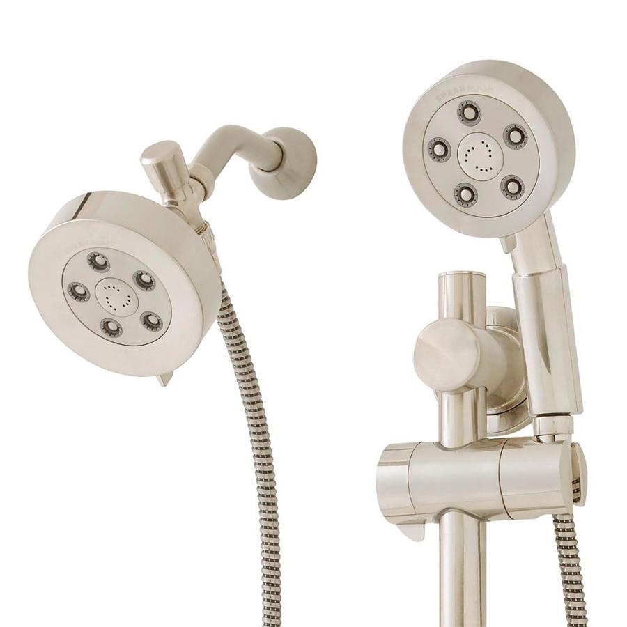 Speakman neo brushed nickel 3 spray shower head and handheld shower