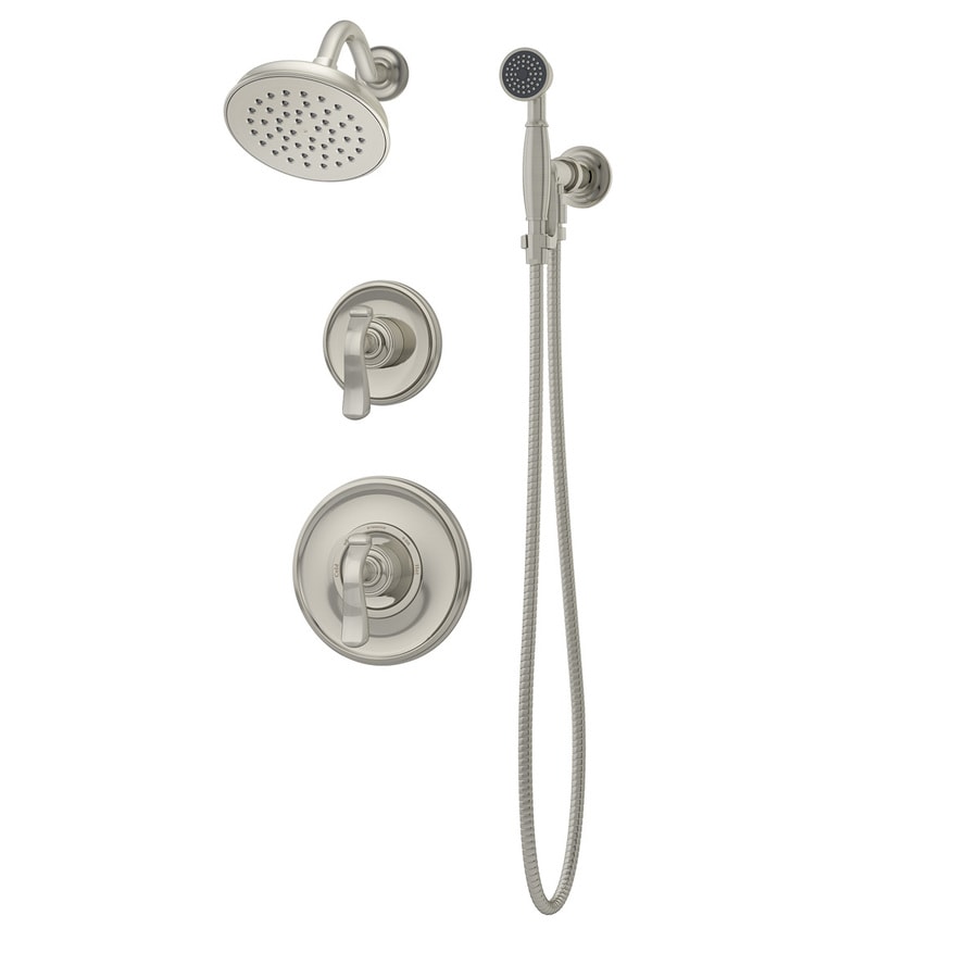 Symmons Winslet Satin Nickel 2-handle Commercial Shower Faucet With 