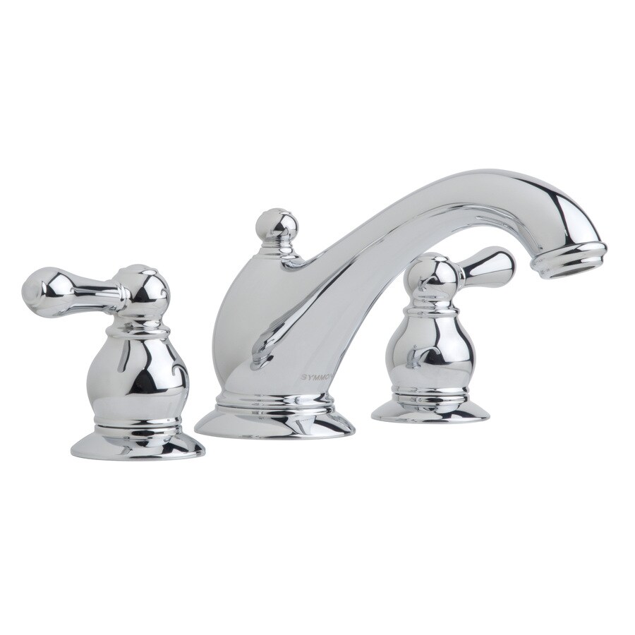 Symmons Allura Chrome 2handle Widespread WaterSense Bathroom Sink