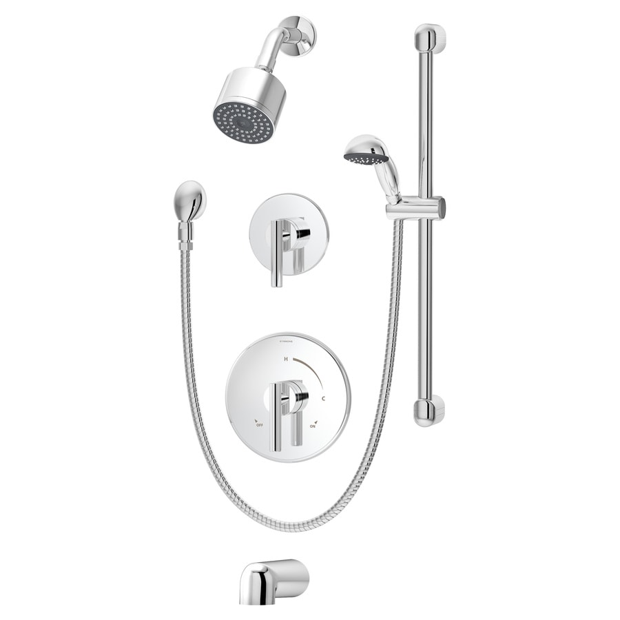 Shop Symmons Dia Chrome 2 Handle Commercial Bathtub And Shower