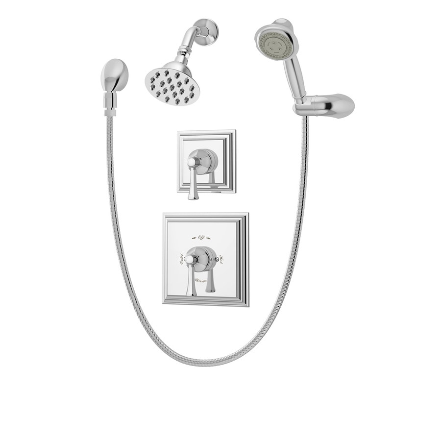 Symmons 4505 Canterbury Chrome 2-Handle Commercial Shower Faucet with Valve