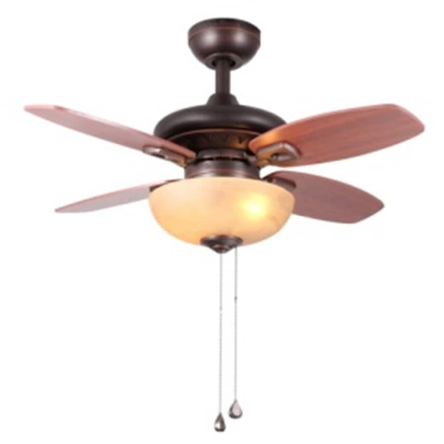 Allen Roth 32 In Bronze Ceiling Fan With Light Kit At Lowes Com