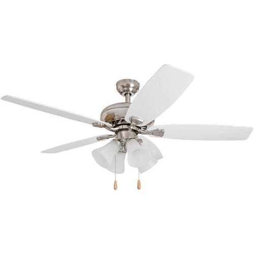 Harbor Breeze Houghton 52 In Brushed Nickel Indoor Ceiling Fan