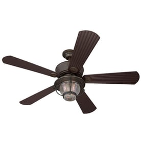 Shop Ceiling Fans at Lowes.com - Harbor Breeze Merrimack 52-in Antique Bronze Downrod Mount Indoor/Outdoor  Ceiling Fan with