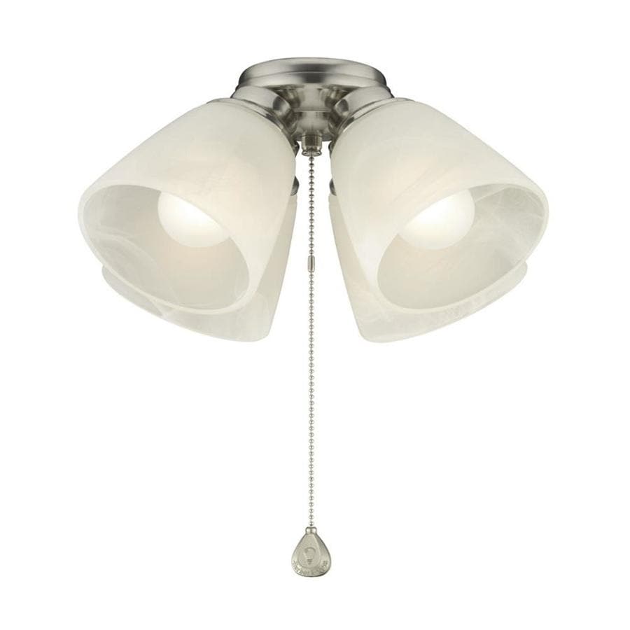 Shop Harbor Breeze 4-Light Brushed Nickel Incandescent Ceiling Fan  pictures, home design, home interior catalog, ideas, and decoration Harbor Breeze Ceiling Fan Light Bulb 900 x 900