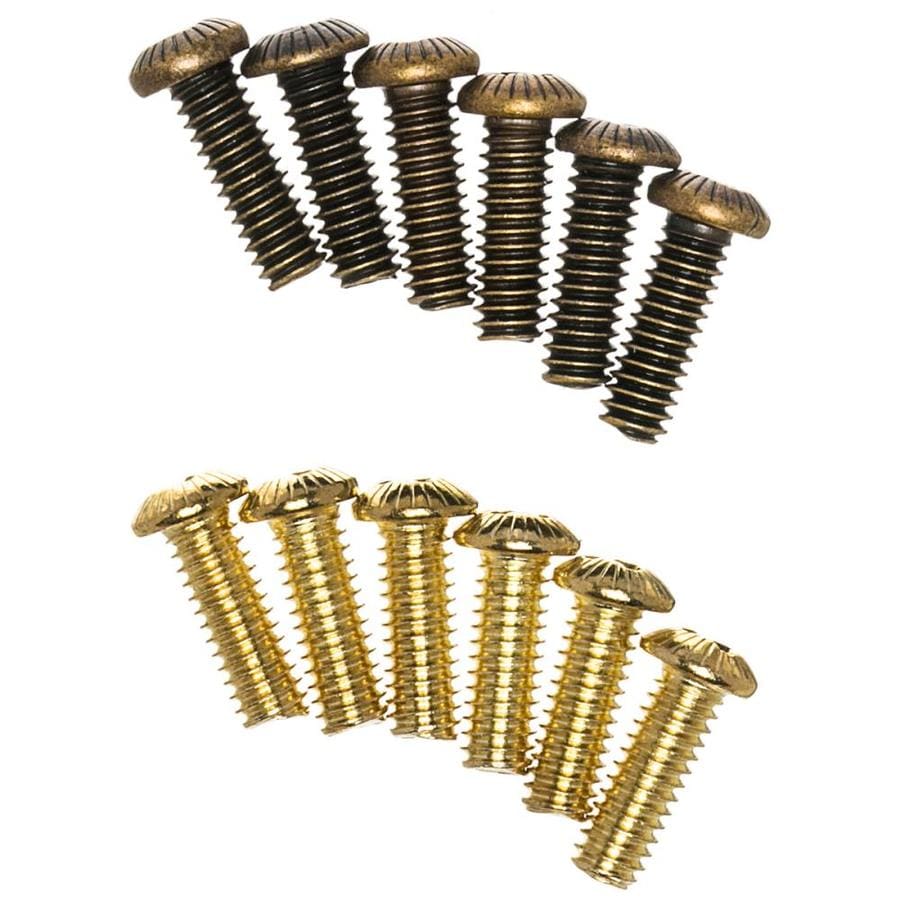 10 X 1 2 In Gold Brass Ceiling Fan Screws 12 Count