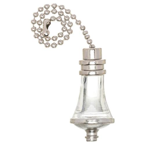 Harbor Breeze 7in Clear Acrylic Pull Chain in the Ceiling Fan Pull Chains department at