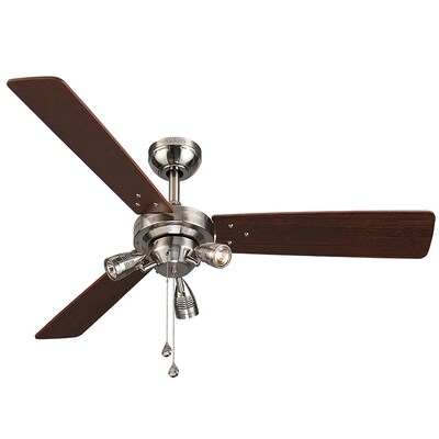Harbor Breeze Exocet 48 In Brushed Nickel Indoor Ceiling Fan With