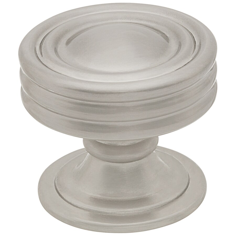 Allen + roth Satin Nickel Round Cabinet Knob at Lowes.com