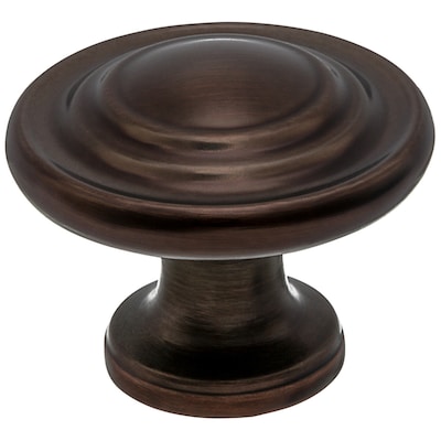 Style Selections 1 3 In Aged Bronze Round Transitional Cabinet