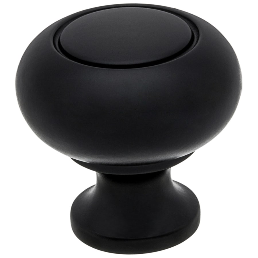 Shop Style Selections Black Round Cabinet Knob at Lowes.com
