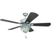 Harbor Breeze Merrimack 52-in Galvanized LED Indoor/Outdoor Ceiling Fan ...